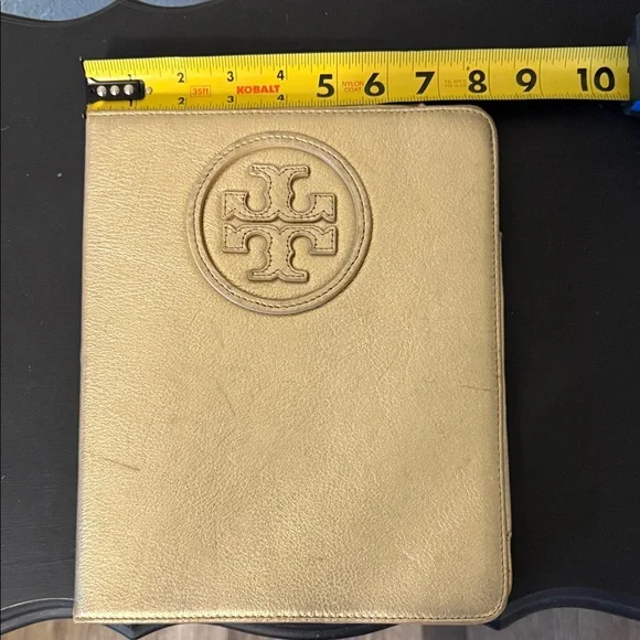 Tory Burch Metallic Gold iPad Sleeve - Picture 7 of 8